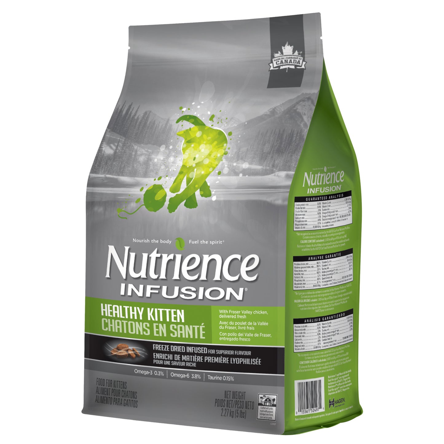 Nourriture Nutrience Infusion, Chatons en santé, Poulet, 2,27 kg