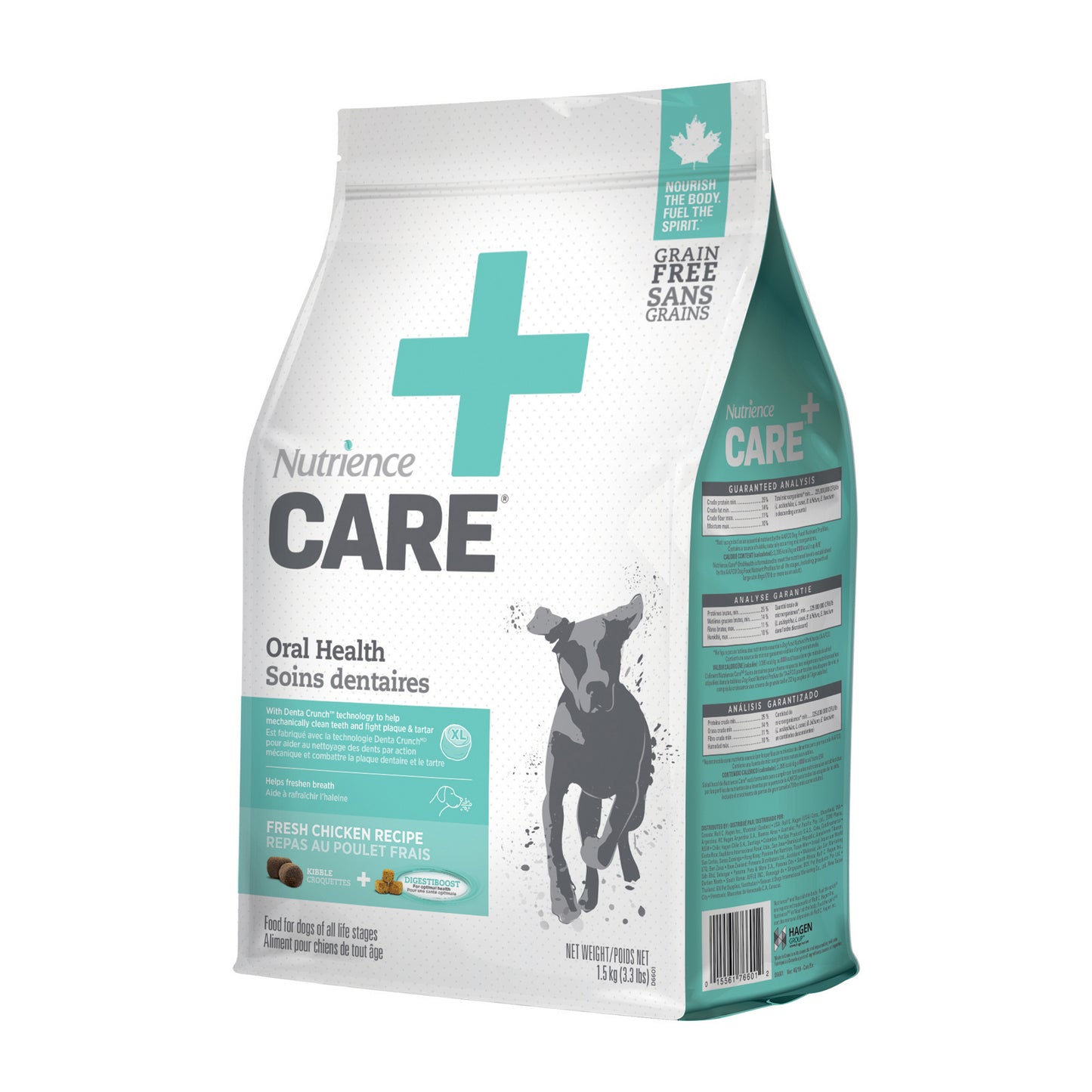 Aliment Nutrience Care Soins dentaires pour chiens, 1,5 kg (3,3 lb)
