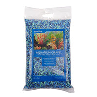 Gravier décoratif Marina, trois tons de bleu, 10 kg (22 lb)
