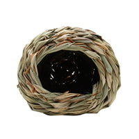 Hutte Hangout Living World en jonc naturel tissé, petite, 14 x 14 x 11,5 cm (5,5 x 5,5 x 4,5 po)