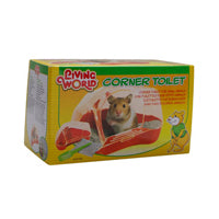 LW toilettes pour hamster M rouge