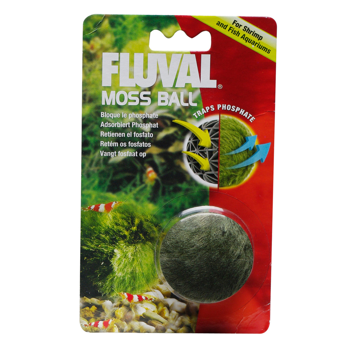 Balle de mousse Fluval, diam. 4,5 cm (1,75 po)