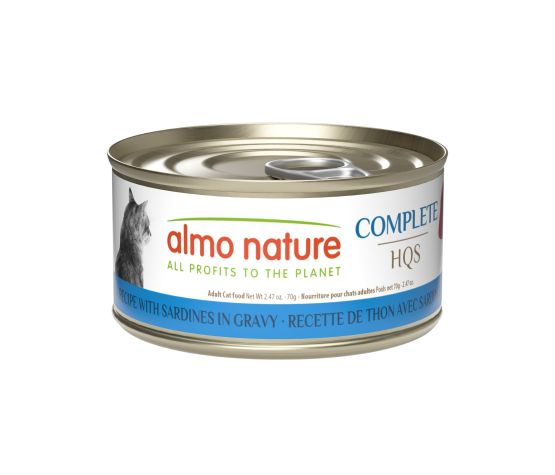 Almo Nature Hqs Complete Chat - Thon Et Sardines En Sauce 70gr