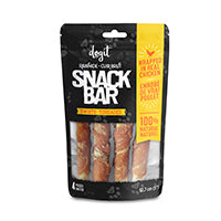 Torsades de cuir brut de poulet Snack Bar