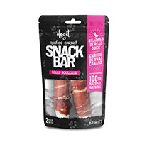 Rouleaux de cuir brut de canard Snack Bar