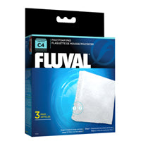 Blocs de polyester/mousse pour filtre à moteur Fluval C4, paquet de 3