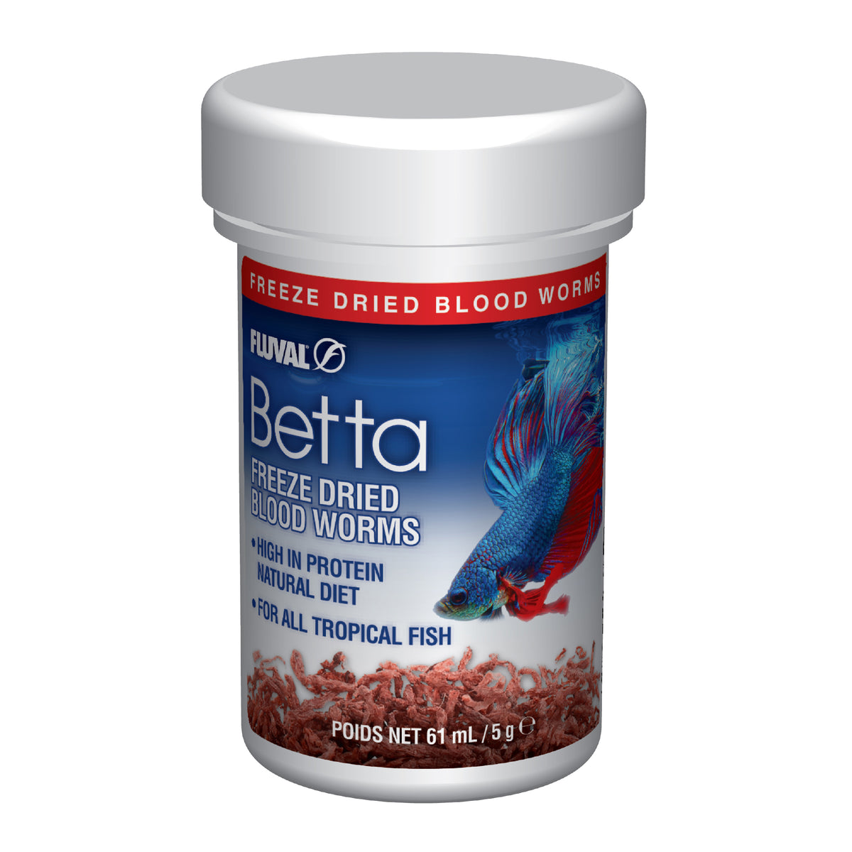 Vers de vase Fluval Betta, 5 g (0,18 oz)