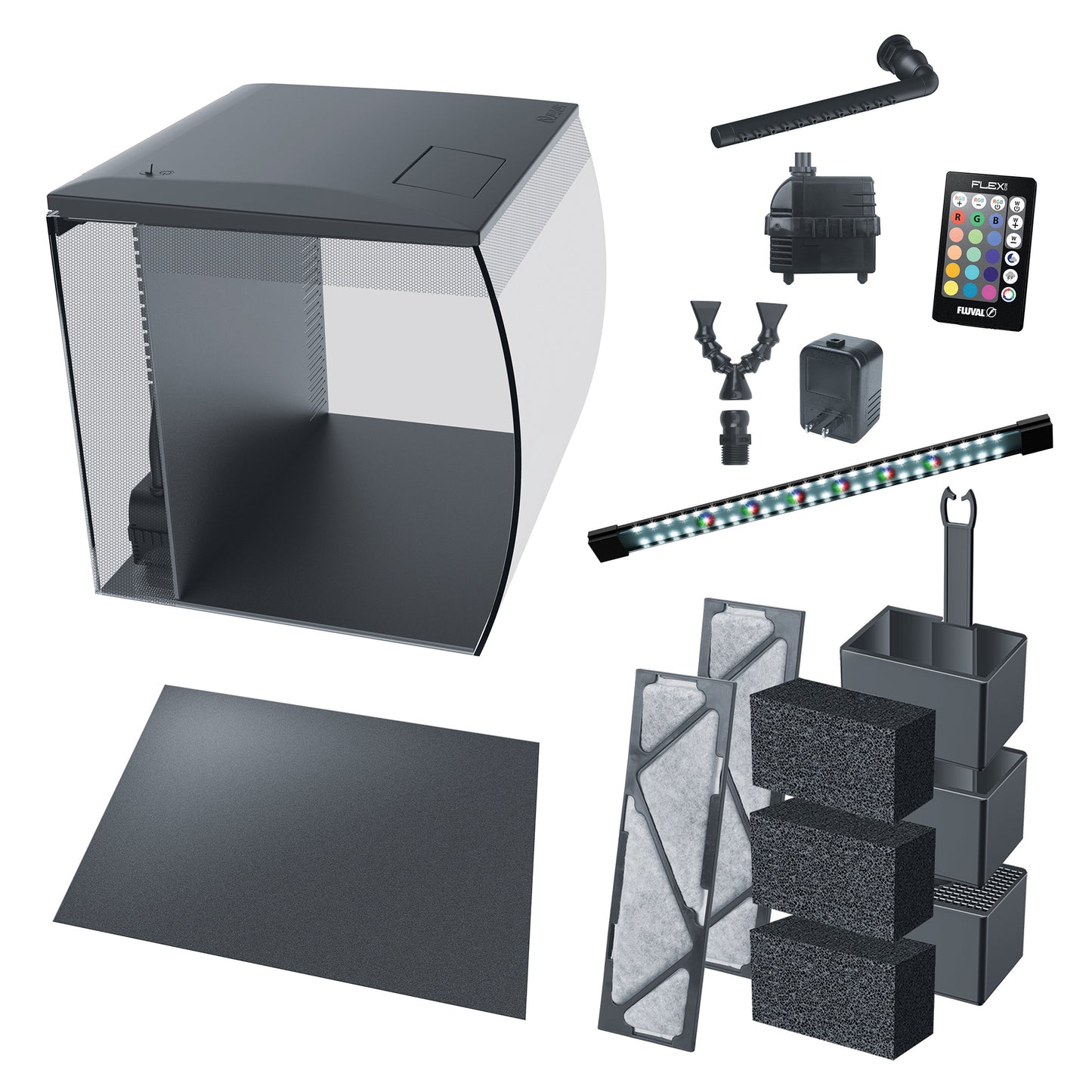 Aquarium équipé Flex 2.0 Fluval 57 L