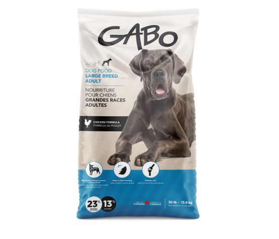 Gabo Nourriture Pour Chien De Grande Race, Adulte - Poulet 30 Lbs (pal=35)