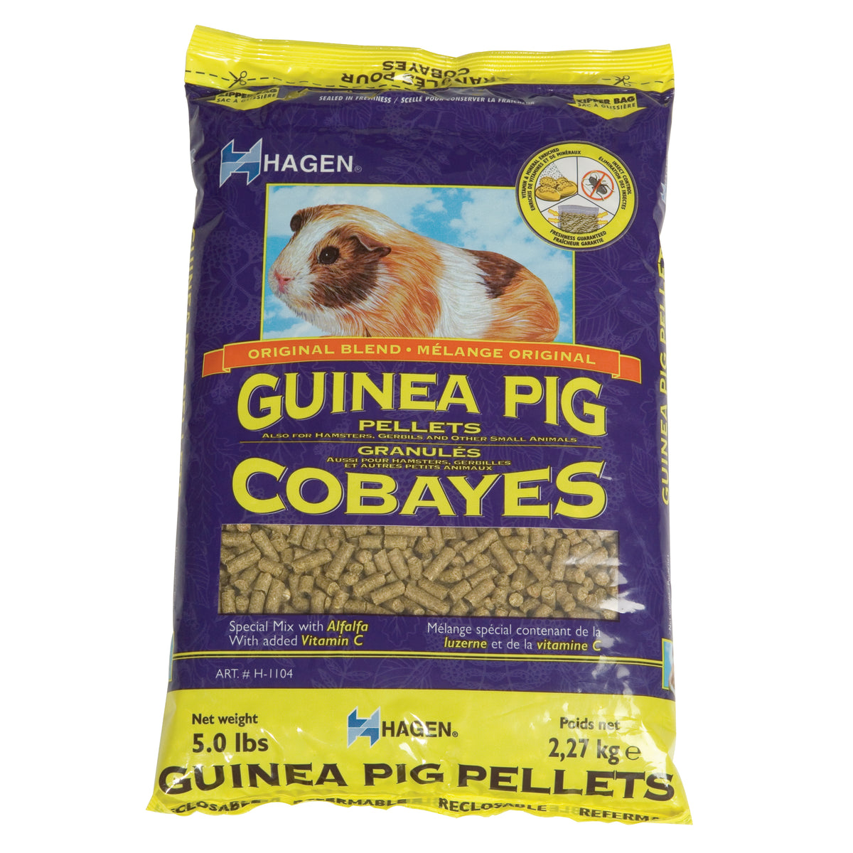 Aliment en granulés Hagen pour cochons d’Inde, 2,26 kg (5 lb)