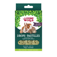 Gâteries Living World pour petits animaux, pastilles, arôme de pois, 75 g (2,6 oz)