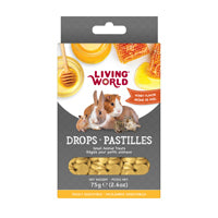 Gâteries Living World pour petits animaux, pastilles, arôme de miel, 75 g (2,6 oz)