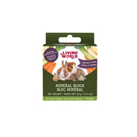Bloc minéral Living World pour petits animaux, arôme de légumes, 40 g (1,4 oz)