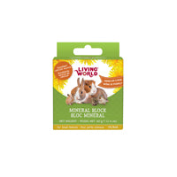Bloc minéral Living World pour petits animaux, arôme de pissenlit, 40 g (1,4 oz)
