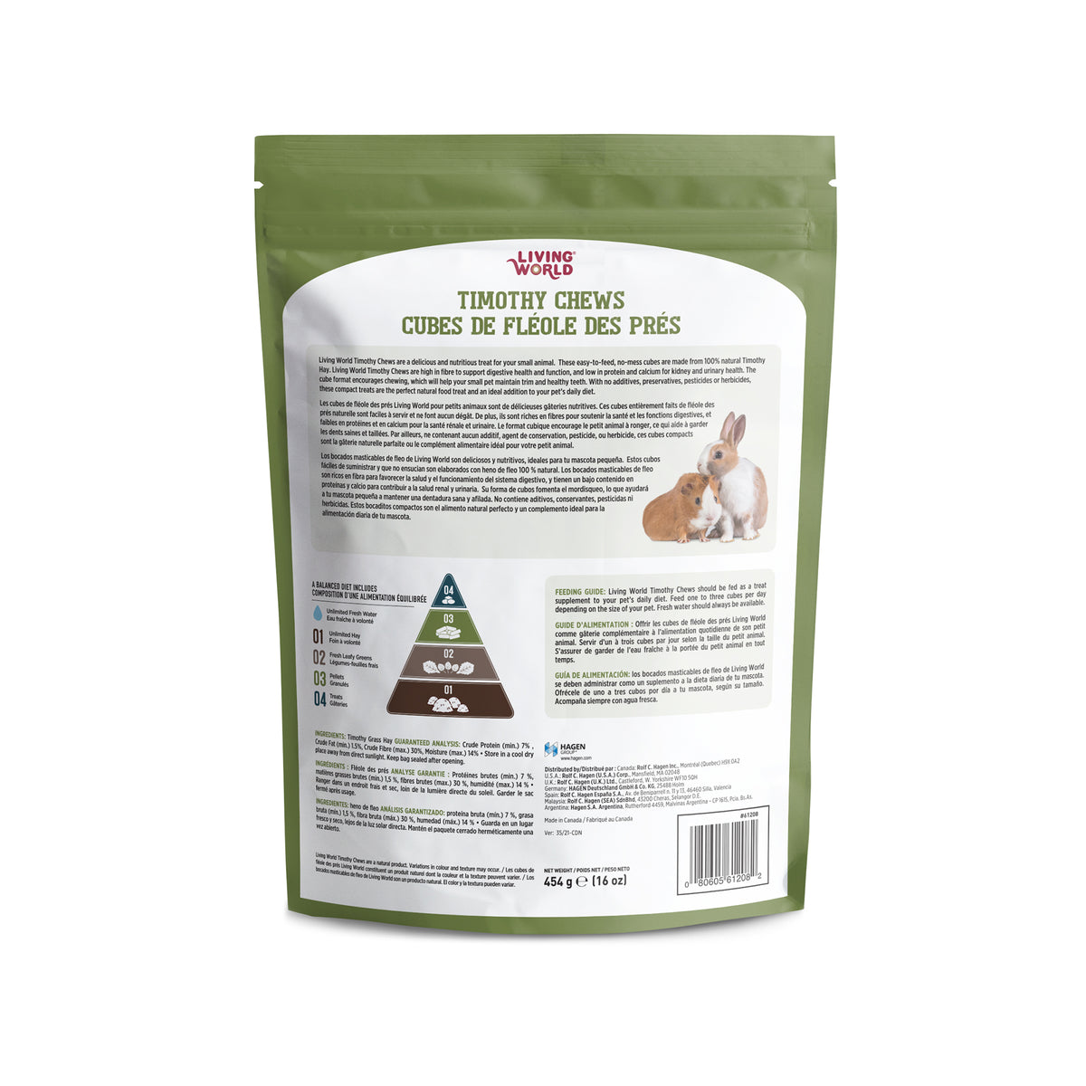 Gâteries Timothy Chews Living World, 454 g (16 oz)