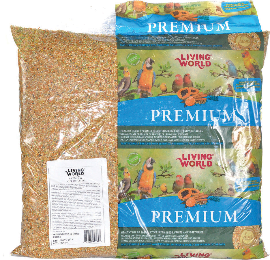 Mélange Premium Living World pour pinsons, 9,1 kg (20 lb)