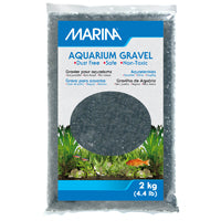 Gravier décoratif Marina, noir, 2 kg (4,4 lb)