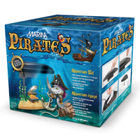 Aquarium équipé Pirates Marina, 3,7 L (1 gal US), 26,5 x 14 x 21 cm (10,5 x 5,5 x 8 po)