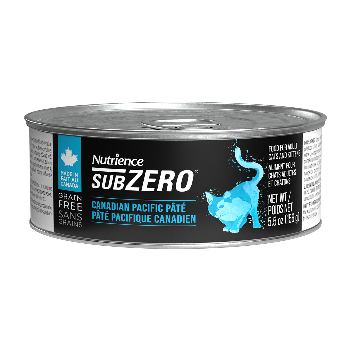 Pâté Nutrience SubZero pour chats, Pacifique canadien, 156 g