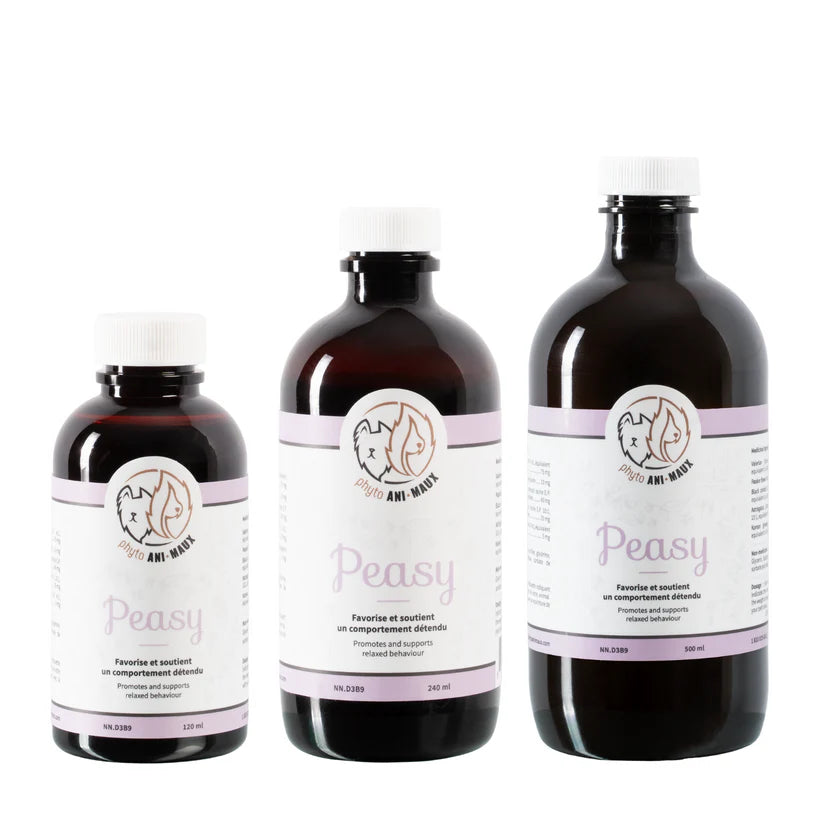 PEASY 120 ml - Phyto animaux - Supplément de phytothérapie pour animaux domestiques