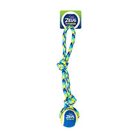 Jouet Fitness Zeus, corde nouée avec balle de tennis à tirer, 43,2 cm (17 po)