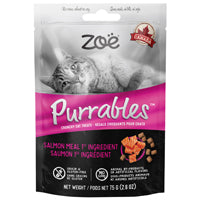 Gâteries croquantes Purrables Zoë pour chats, Saumon, 75 g (2,6 oz)
