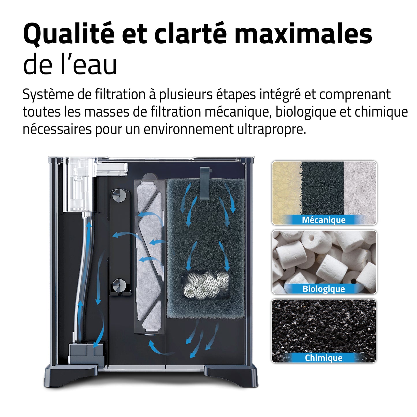 Aquarium équipé haut de gamme pour bettas, 22,7 L (6 gal US)