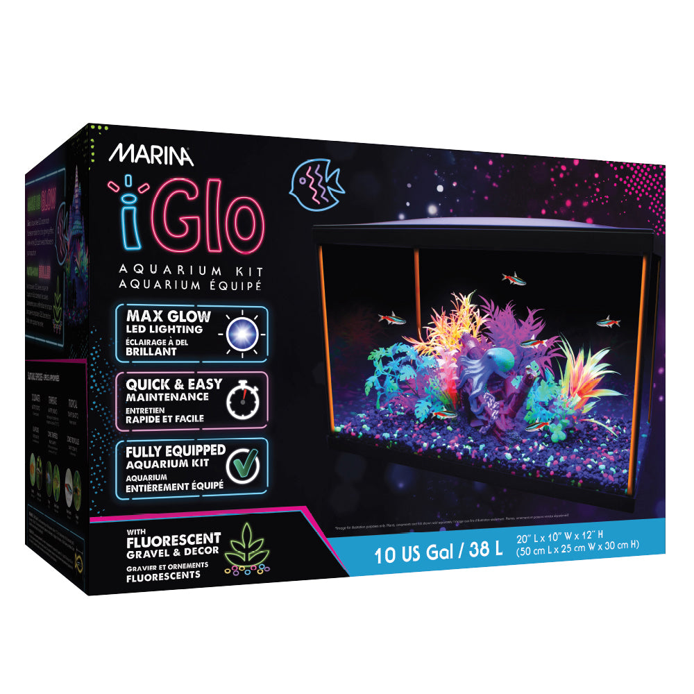 Aquarium équipé 10G iGlo Marina, 38 L (10 gal US)