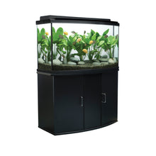 Meuble pour aquarium équipé Fluval 45 à devant arrondi, noir, 94 x 42 x 66 cm (37 x 16,5 x 26 po)