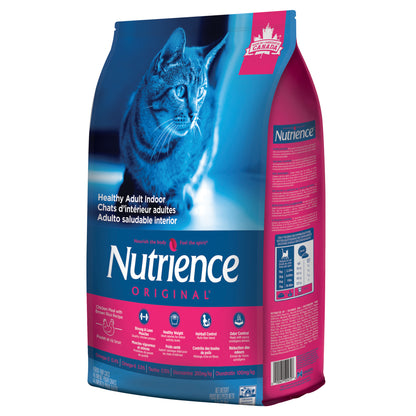 Nourriture Nutrience Original, Chats adultes d’intérieur, Poulet avec riz brun, 5 kg