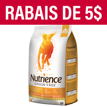 Aliment Nutrience Sans grains pour chiens, Dinde, poulet et hareng, 10 kg (22 lbs)