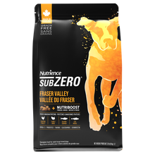 Aliment Subzero Nutrience Sans grains pour chiens, formulation Vallée du Fraser, 10 kg (22 lbs)