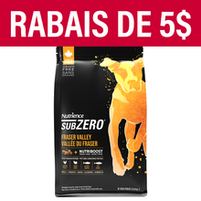 Aliment Subzero Nutrience Sans grains pour chiens, formulation Vallée du Fraser, 10 kg (22 lbs)