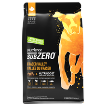 Aliment Subzero Nutrience Sans grains pour chiens de grande race, formulation Vallée du Fraser, 10 kg (22 lbs)