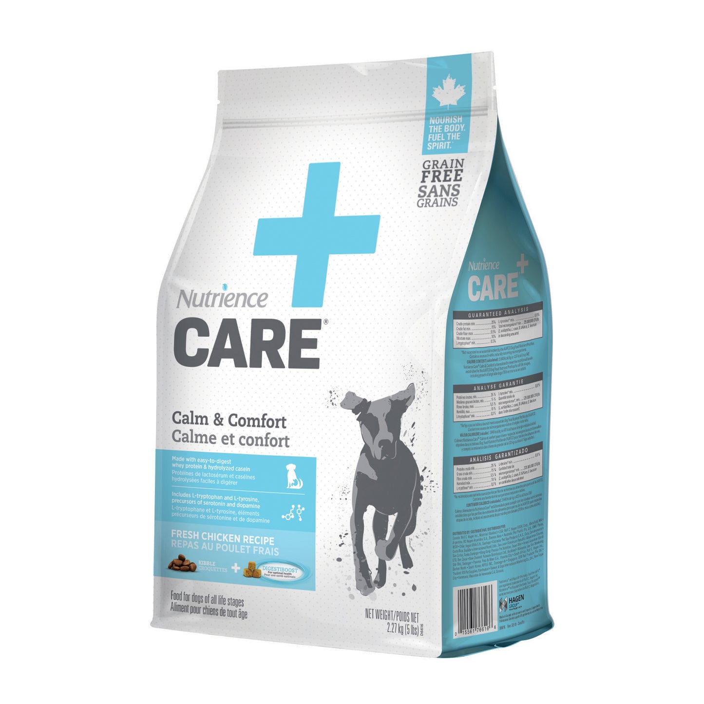 Aliment Nutrience Care Calme et confort pour chiens, 2,27 kg (5 lb)