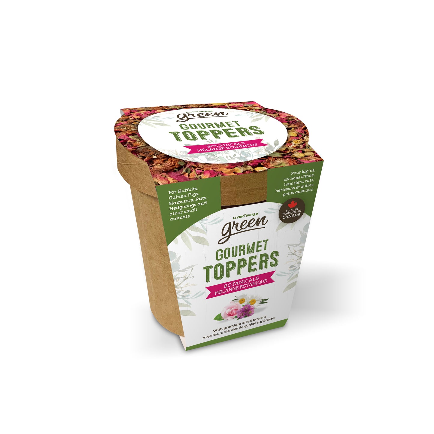Complément alimentaire Gourmet Toppers Living World Green, Mélange botanique, 35 g (1,2 oz)
