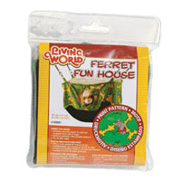 Maison de jeu Living World pour furets, verte, 25 cm (10 po)