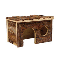 Cabane Tree House Living World en vrai bois, moyenne, 28 x 18 x 18 cm (11 x 7 x 7 po)