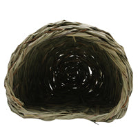 Hutte Hangout Living World en jonc naturel tissé, grande, 25 x 25 x 22 cm (10 x 10 x 8,5 po)