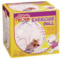 Balle d’exercice Living World avec support, petite, 12 cm (4,7 po)