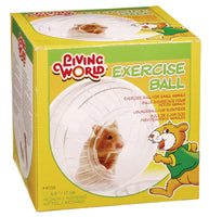 Balle d’exercice Living World avec support, moyenne, 17 cm (6,6 po)