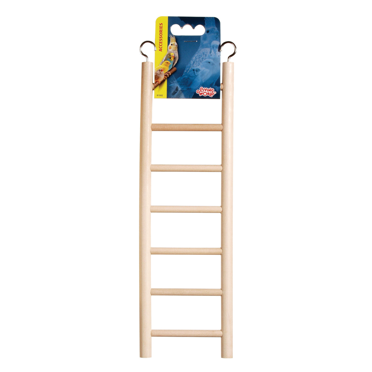 Échelle en bois Living World à 7 barreaux, 30 cm (12 po)