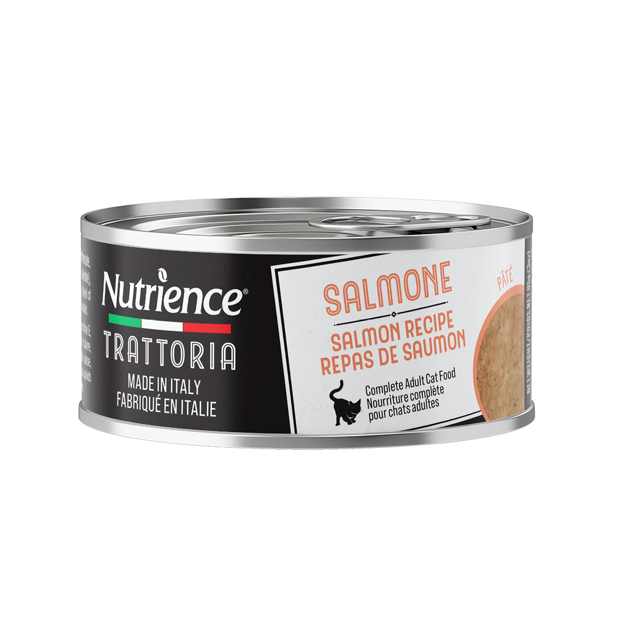 Nourriture Nutrience Trattoria pour chats, Pâté avec saumon, 85 g