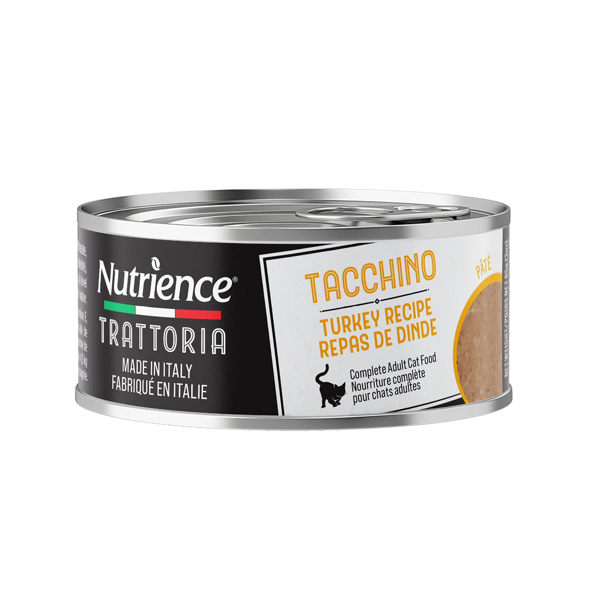 Nourriture Nutrience Trattoria pour chats, Pâté avec dinde, 85 g