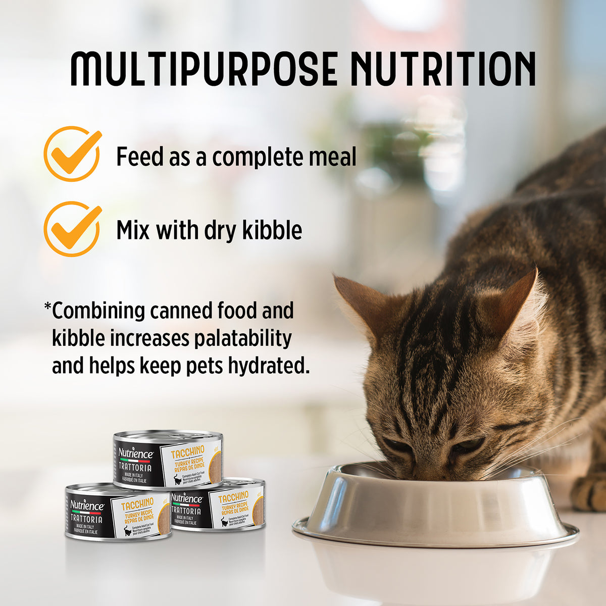 Nourriture Nutrience Trattoria pour chats, Pâté avec dinde, 85 g