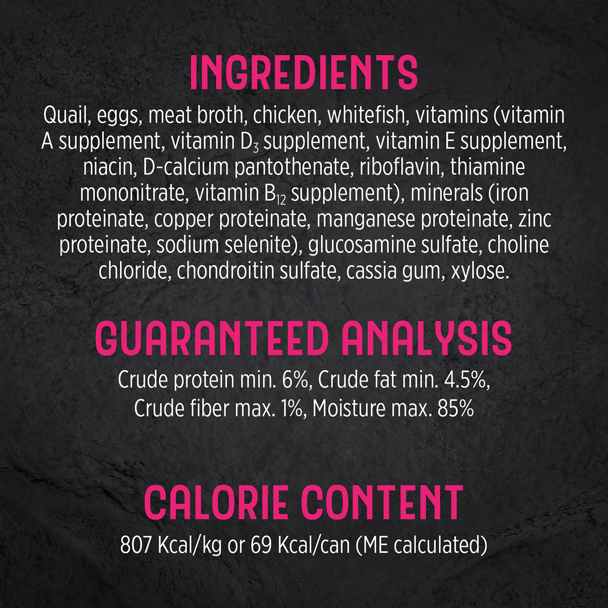 Nourriture Nutrience Trattoria pour chats, Mousse avec caille et œufs, 85 g