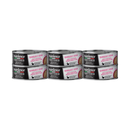 Nourriture Nutrience Trattoria pour chats, Mousse avec caille et œufs, 85 g