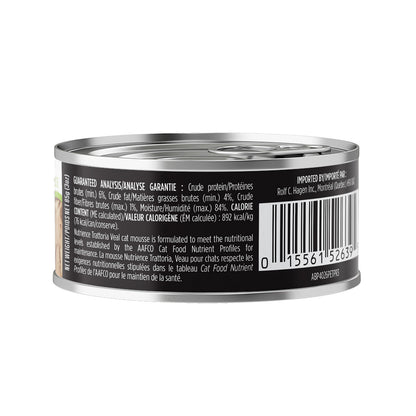 Nourriture Nutrience Trattoria pour chats, Mousse avec veau, 85 g