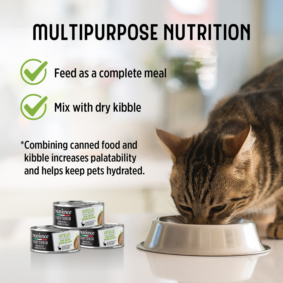 Nourriture Nutrience Trattoria pour chats, Mousse avec veau, 85 g