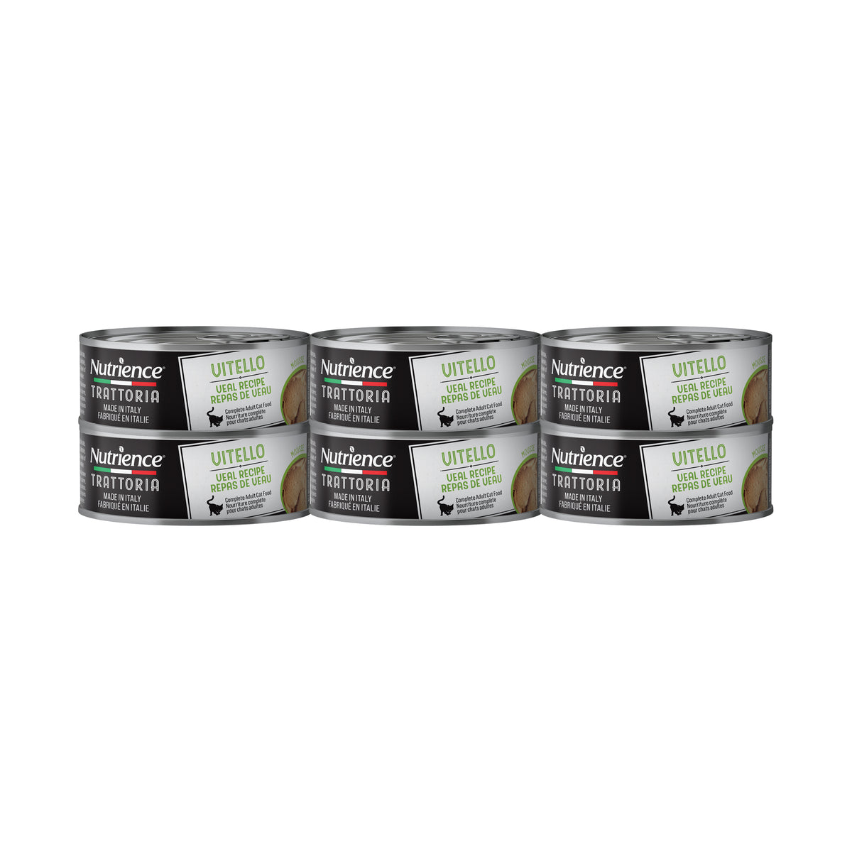 Nourriture Nutrience Trattoria pour chats, Mousse avec veau, 85 g